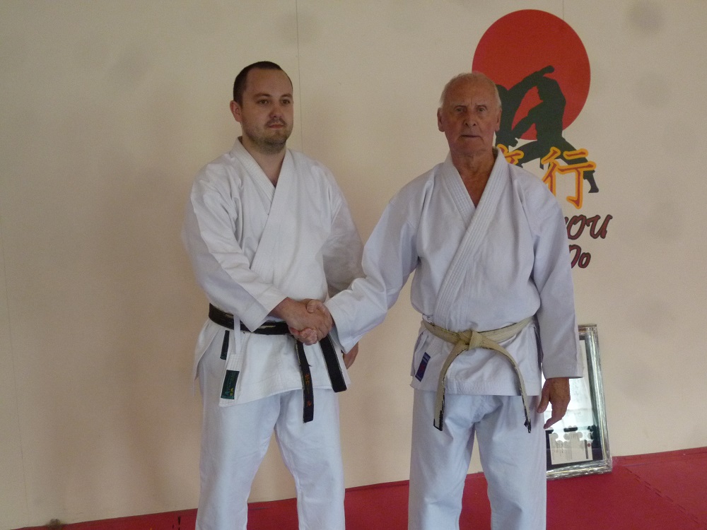 Lee Power 5th Dan grading.